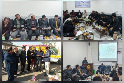 نشست کمیته عالی تبدیل شبکه های سیمی به کابل خودنگهدار در بردسکن برگزار شد