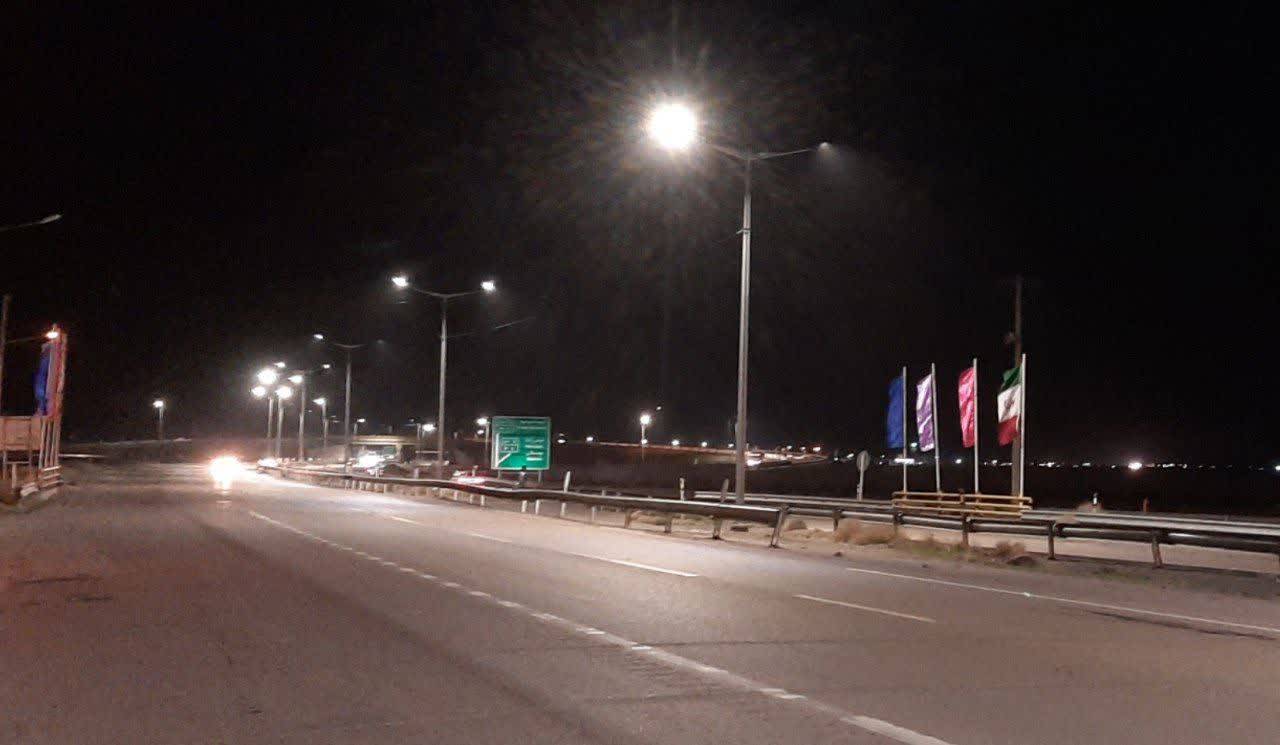 بهره برداری از طرح تامین روشنایی ورودیهای شهر فیض آباد